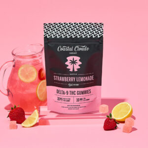 Coastal Clouds D9 Gummies | Strawberry Lemonade | Sativa