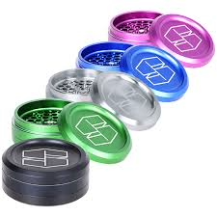 360 3pc Grynder & Ashtray (63mm) | Red