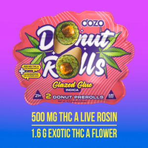 Dozo Donut Hole | 2ct 2g | Glazed Glue Indica