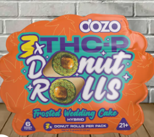 Dozo Donut Holes THC-P |3ct 6g | Frosted Wedding Cake Hybrid