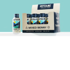Reframe Infused THC Spirit | 10mg | 2oz shot | Mixed Berry