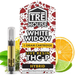 Tre House | Live Resin THC-P | 1g Cartridge | White Widow