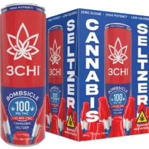3CHI Seltzer | Delta 9 THC Seltzer | Bombsicle | 100mg | Single
