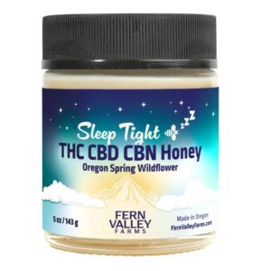 Sleep Tight - Oregon Spring Wildflower - THC CBD CBN Honey 5oz