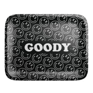 Black Pattern Face Rolling Tray