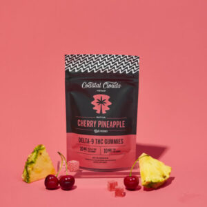 Coastal Clouds D9 Gummies | Cherry Pineapple | Sativa