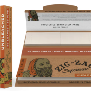 Zig-Zag Combo Pack | Unbleached 50 Leaves 50 Tips