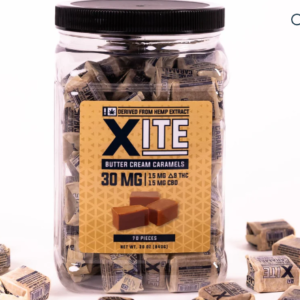 Xite | Candies | 15mg THC 15mg CBD | Caramel
