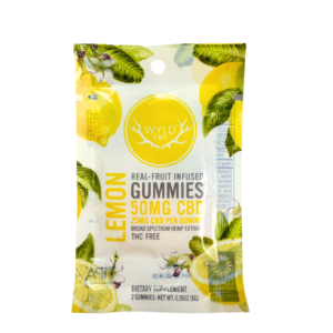 Wyld | Lemon CBD Gummies | 2ct | 25mg