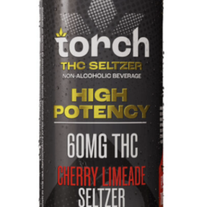 Torch | High Potency THC Seltzer 60mg | Cherry Limeade