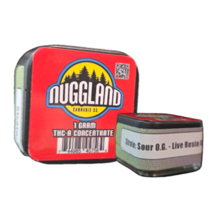 Nuggland| Live THCa Badder | 1g | Sour OG