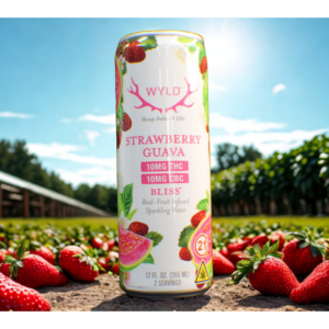 WYLD Hemp - Sparkling Water 10mg | Strawberry Guava | Single
