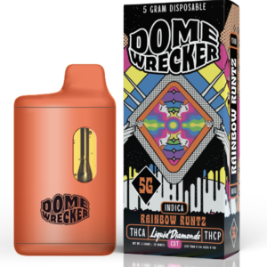 Domewrecker Iced | THC-A, Liquid Diamonds, THC-P | Disposable | Rainbow Runtz | Indica | 5g