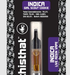 ThisThat | 1g Cart Live Resin | Girl Scout Cookies Indica