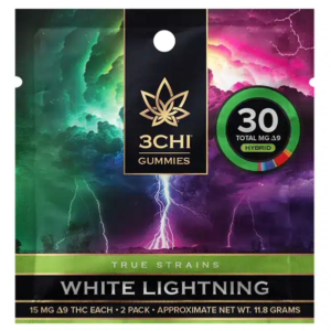 3CHI | True Strains Gummy | White Lightning | 30mg