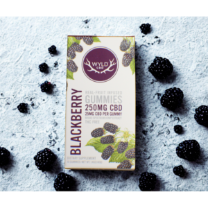 Wyld | Blackberry CBD Gummies | 10ct - 250mg total