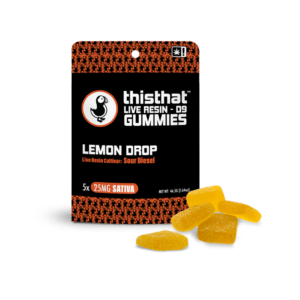 ThisThat | 25mg Hemp D9 | Live Resin | 1ct | Lemon Drop Sour Diesel Sativa