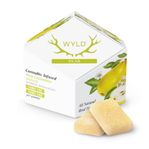 Wyld | Pear 10mg THC: 10mg CBG Gummies | 10ct