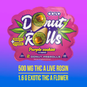 Dozo Donut Holes| 2ct 4g | Purple Cookies Hybrid