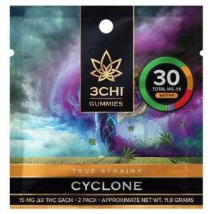 3CHI | True Strains Gummy | Cyclone | 30mg