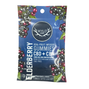 Wyld | Elderberry CBD + CBN Gummies | 2ct | 25mg
