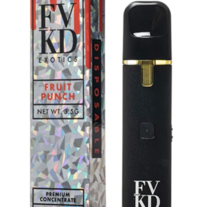 FVKD Exotics THC-A Rosin Premium Concentrate 3.5g Disposable | Fruit Punch | Sativa
