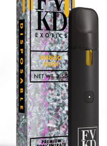 FVKD Exotics | Disposable | THC-A Rosin | Mango Kush | Hybrid | 3.5g