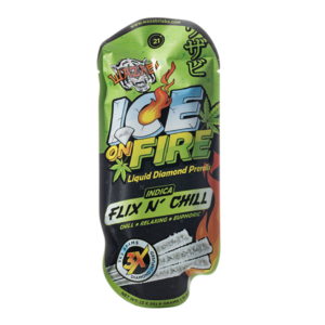 Wazabi Exotics | Flix N Chill | Indica | 3pk - 2g Each | Ice On Fire Liquid Diamond