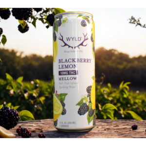WYLD Hemp - Sparkling Water 10mg | Blackberry Lemon | Single